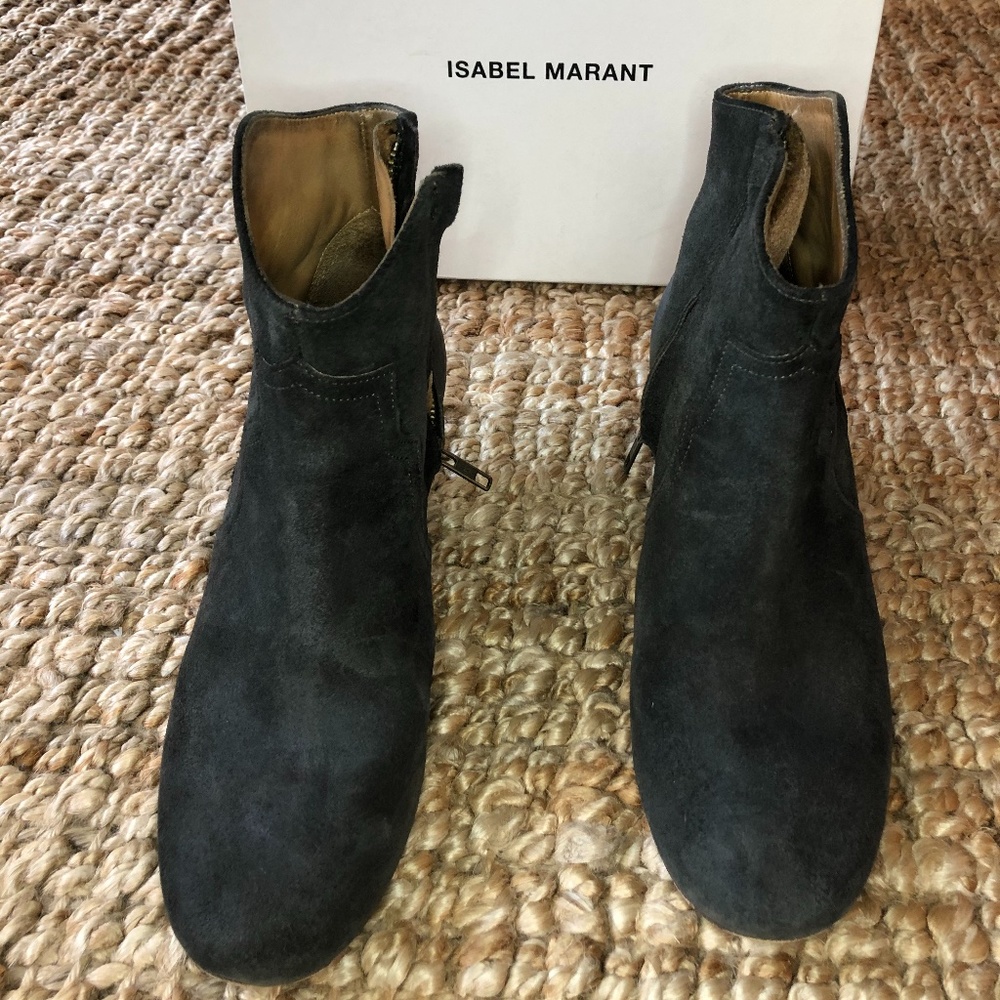 Isabel Marant Dicker Suede Ankle Boot